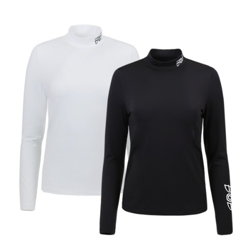 [BOB골프] 비오비골프 (여성)  넥 로고 포인트 티셔츠 GBF2TL530 - 2색 WHITH &amp; BLACK