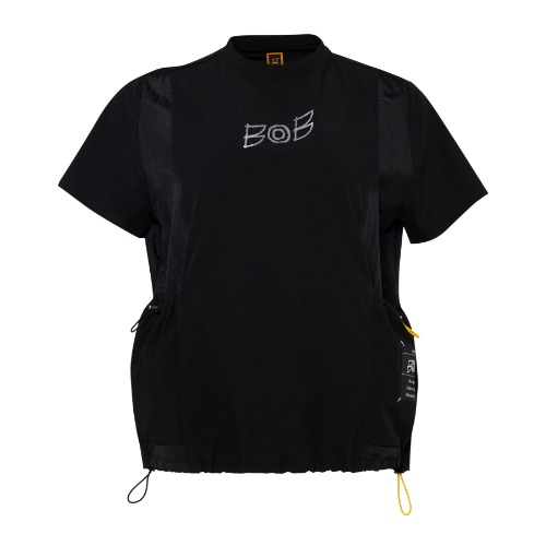 [BOB골프/비오비골프] 여성]아웃포켓 라운드 티셔츠 GCM2TR610 -2색  BLACK &amp; LIGHT BEIGE