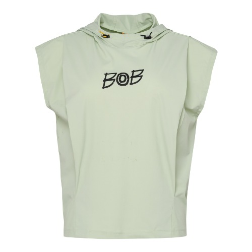 [BOB골프/비오비골프] -여성] 주름 민소매 후드 티셔츠 GCM2TN650 -2색 BLACK /LIGHT GREEN
