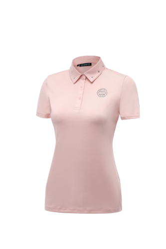 [덱스골프] 큐빅 포인트 티셔츠 (DSWTB3012)  - 4색 블랙/핑크/티파니블루/화이트